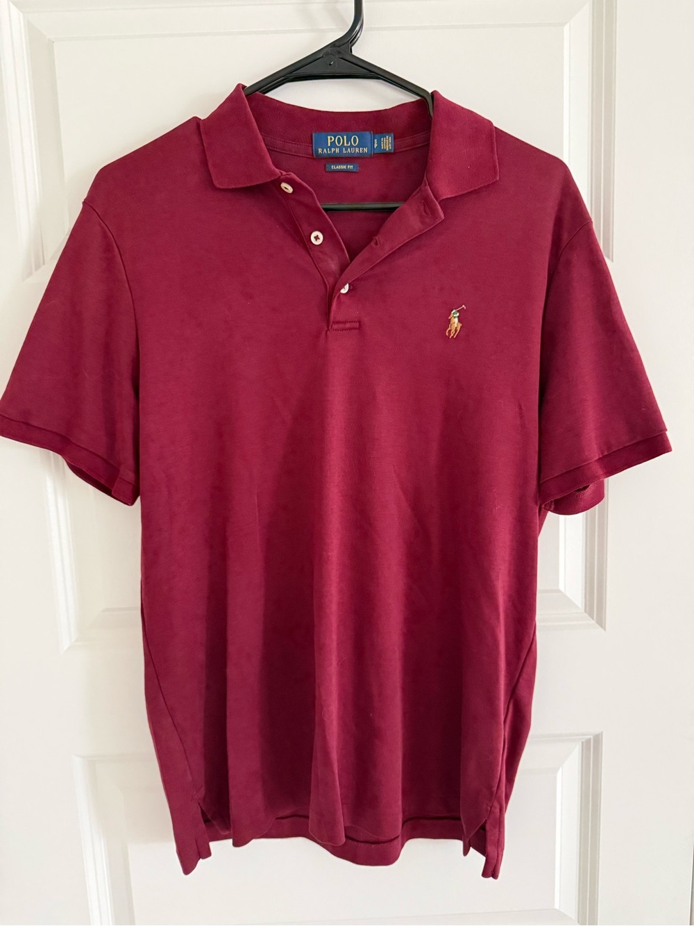 Dark Red Polo Size Small